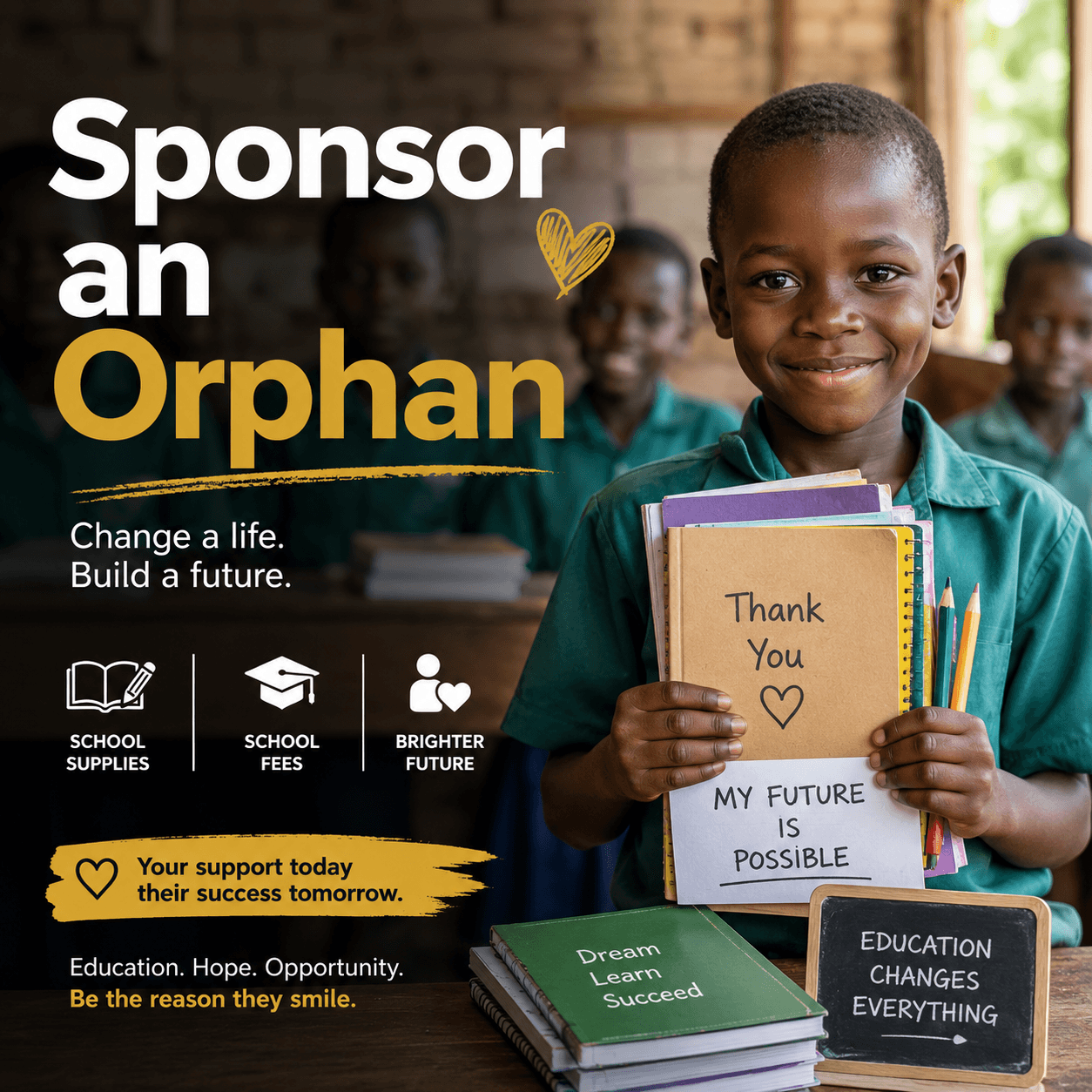 Children supported by Educate An Orphan